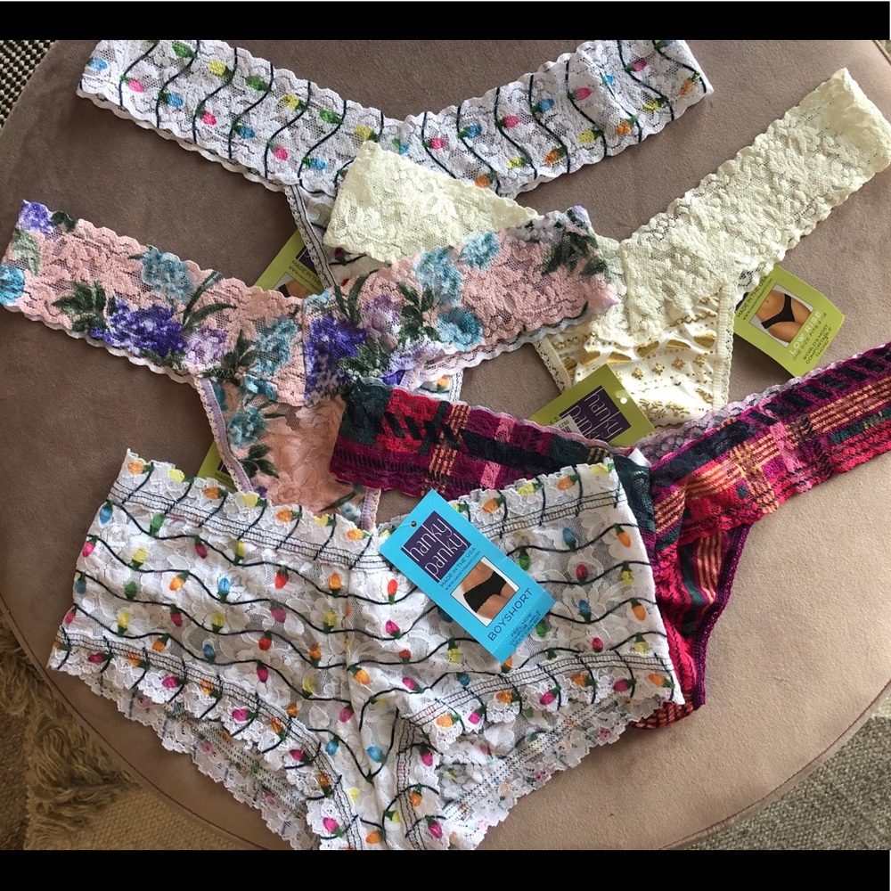 ⭐️ LOT OF 5 ⭐️ BRAND NEW HANKY PANKY LOW RISE +